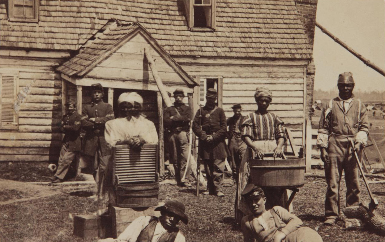 Escaped slaves, ca. 1862