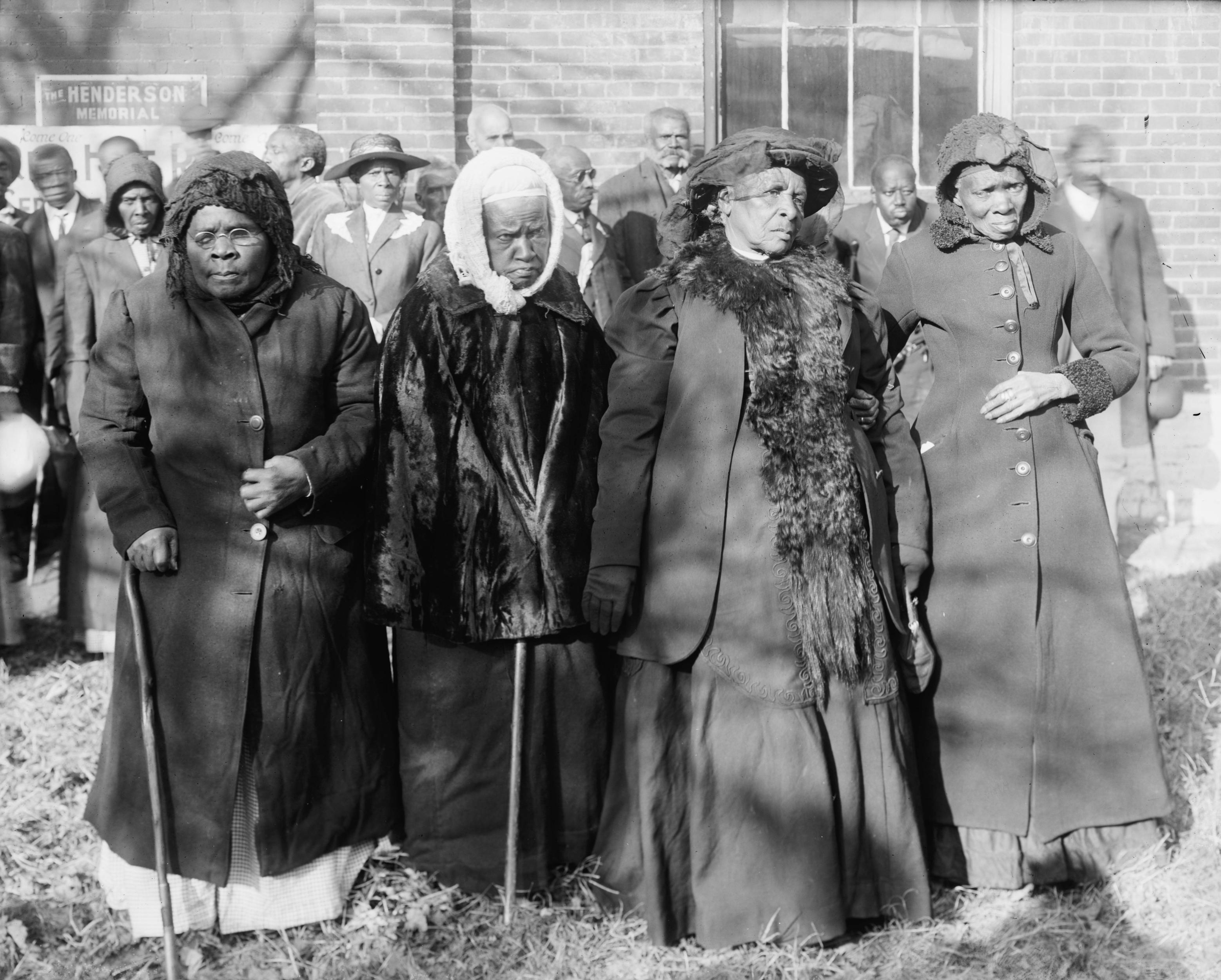 Ex-slaves attend reunion convention. Washington D.C.  October, 1916