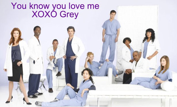 GREYS ANATOMY     The writers created a gossip novel based on the show thats considered canon and its written in blog posts and text messages.  Its called Greys Anatomy: Notes from the Nurses Station Overheard at the Emerald City Bar