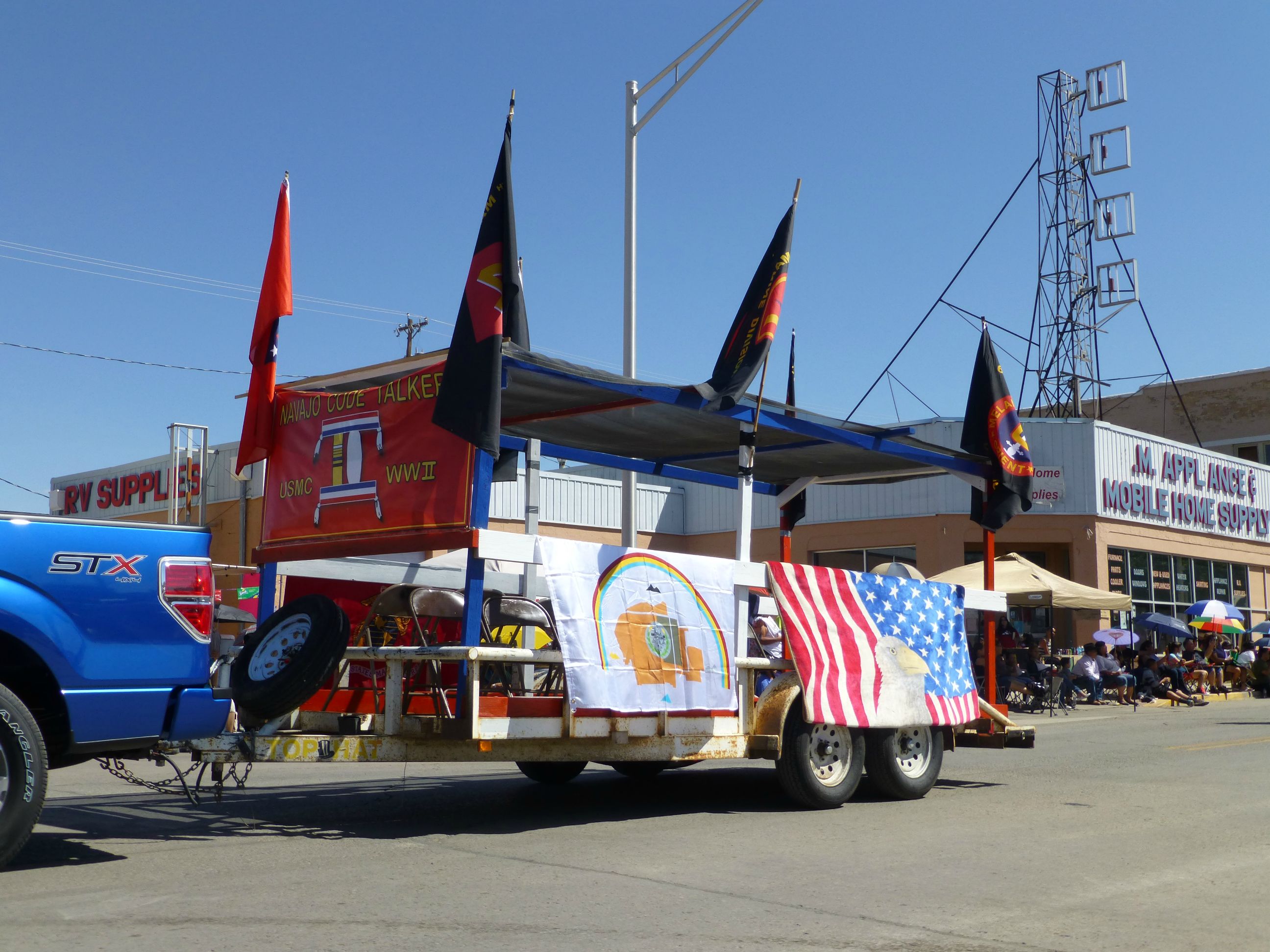 Every year, our Navajo Code Talkers graced our parade with their presence. And every year, the group of World War II Marines got smaller. This year, their float was empty.