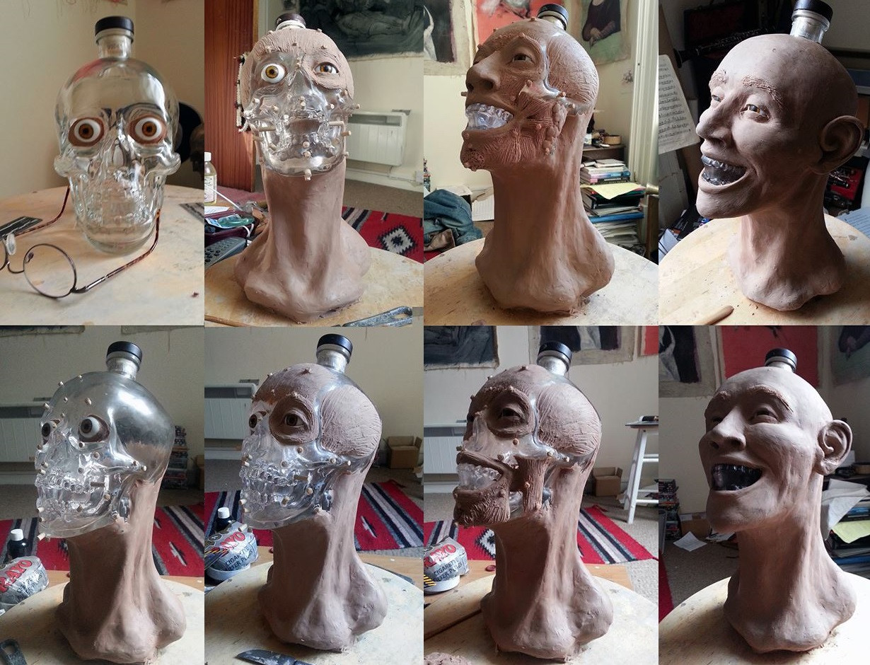Crystal Skull Vodka  Forensic Facial Reconstruction