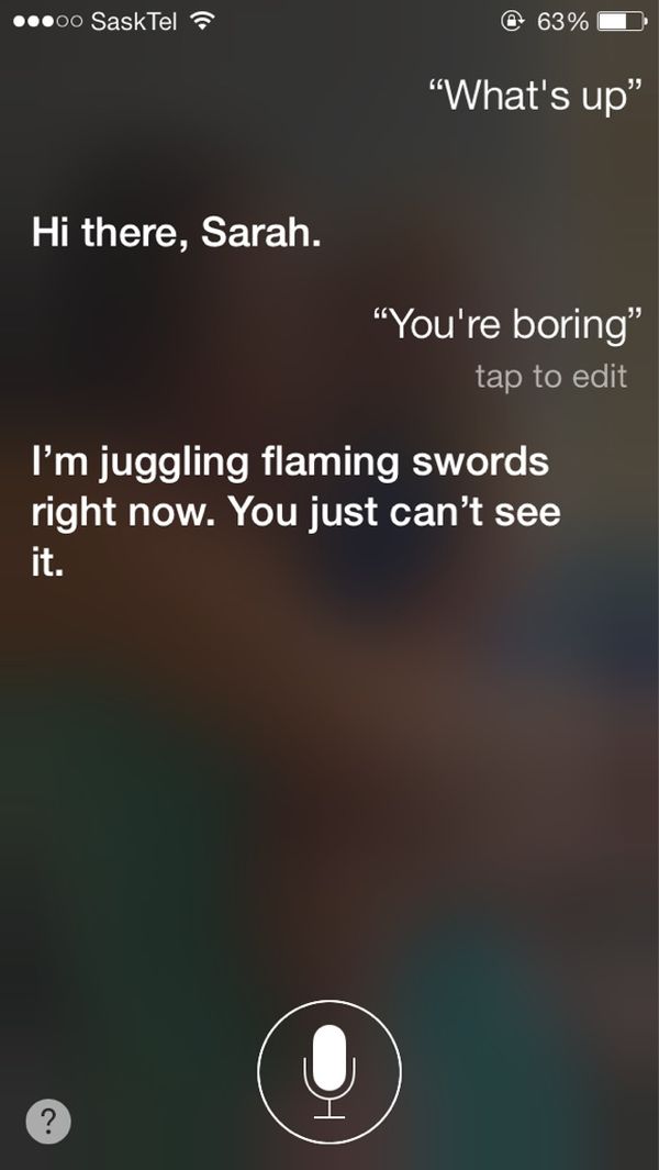 Sometimes Siri lets you down