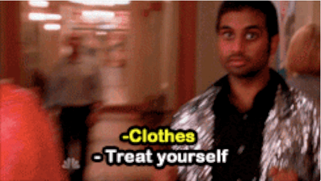 treat yourself gif - Clothes Treat yourself