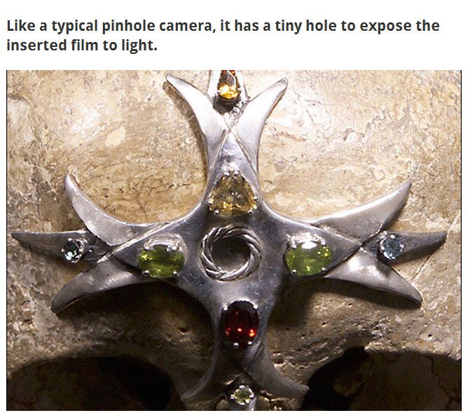 Camera Made from a human skull