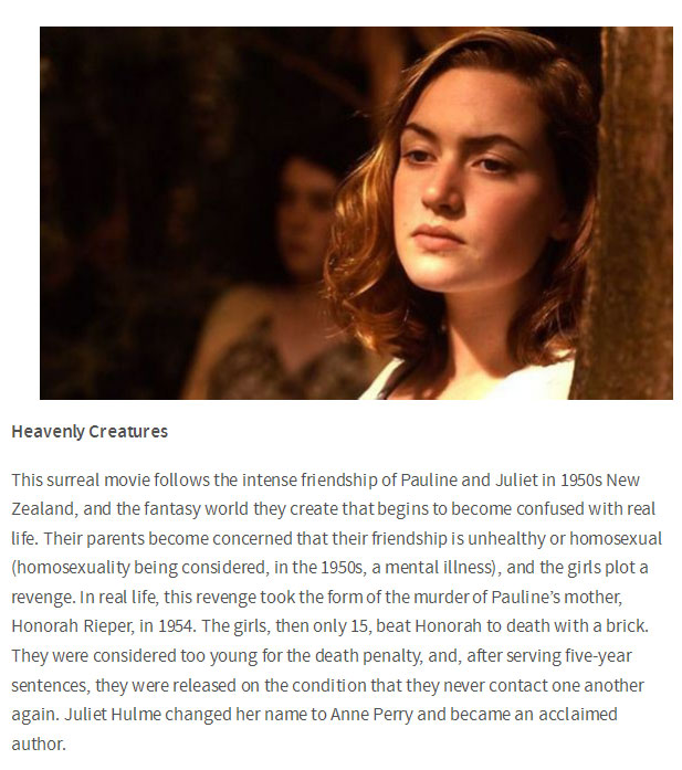 Scary movies based on real stuff