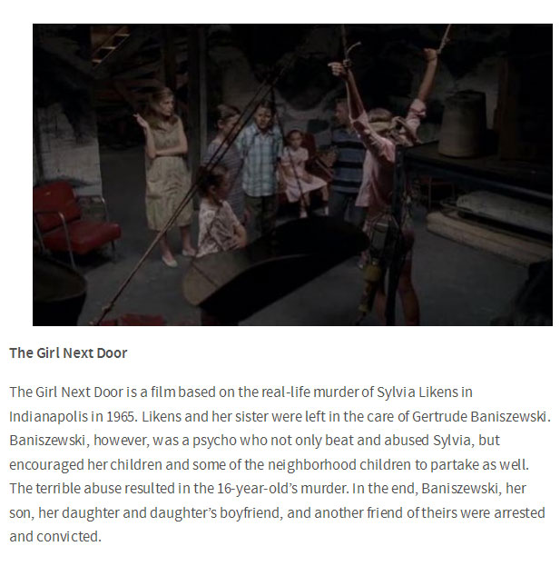 Scary movies based on real stuff