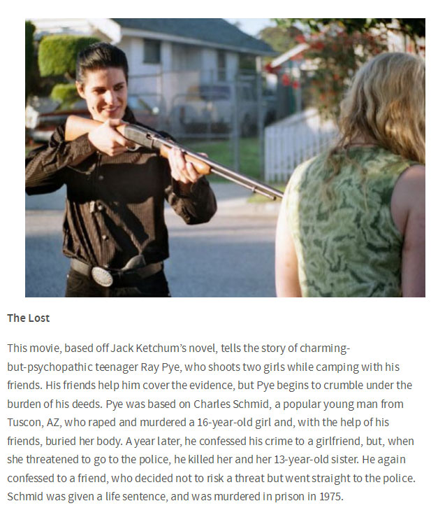 Scary movies based on real stuff