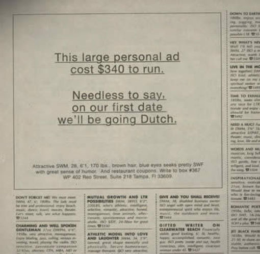 18 Hilarious Personal Adds