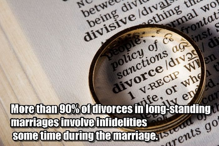 not so fun facts about marriage affairs and divorce