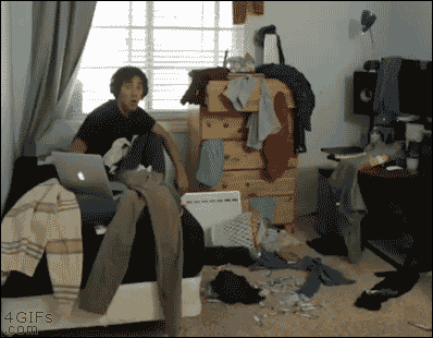 cleaning room gif - 4 Gifs .Com