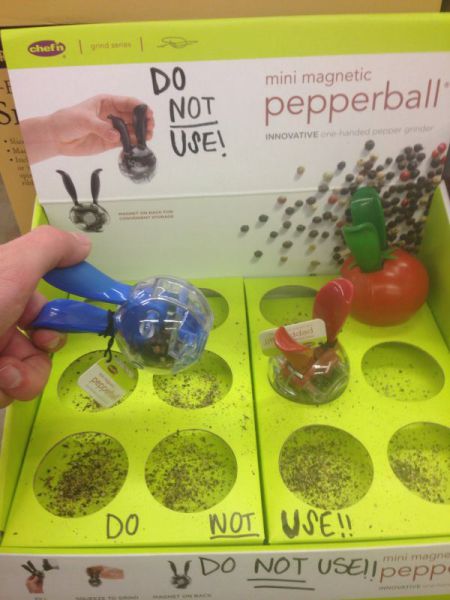 play - chef Iso mini magnetic Do Not pepperball Use! Innovative Do Not Vse!! Vdo Not Use!! Pepp.