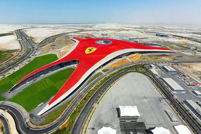 Ferrari World Abu-Dhabi is massive