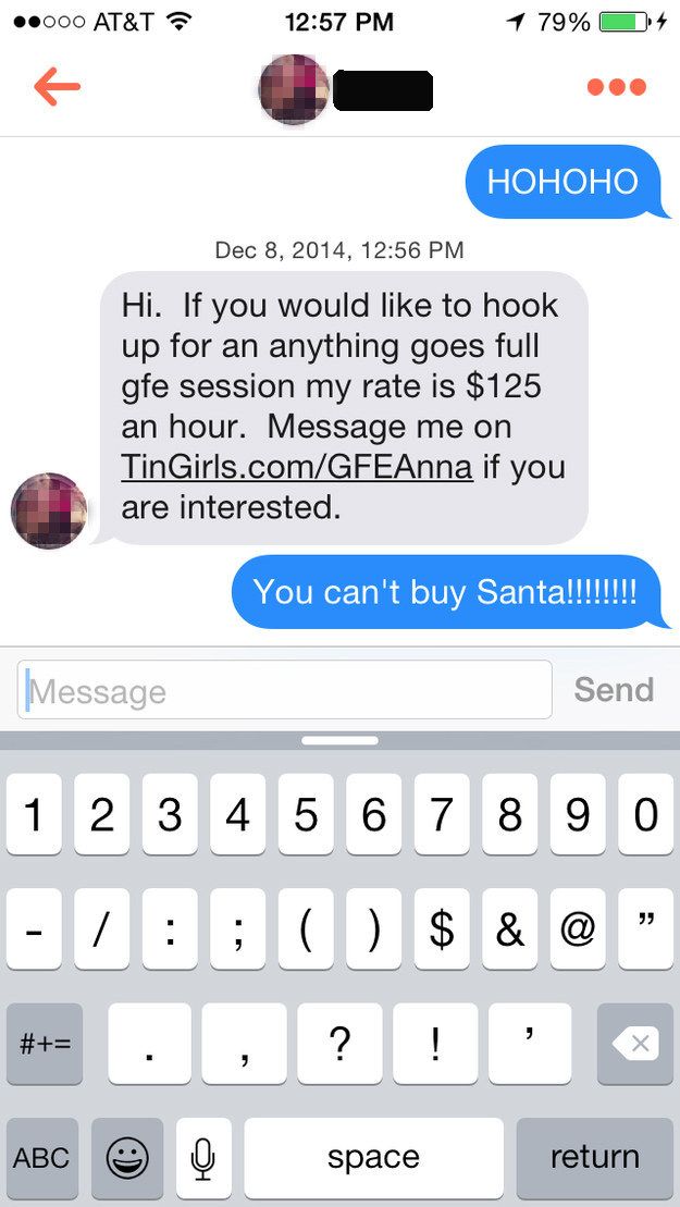 Santa is on Tinder !