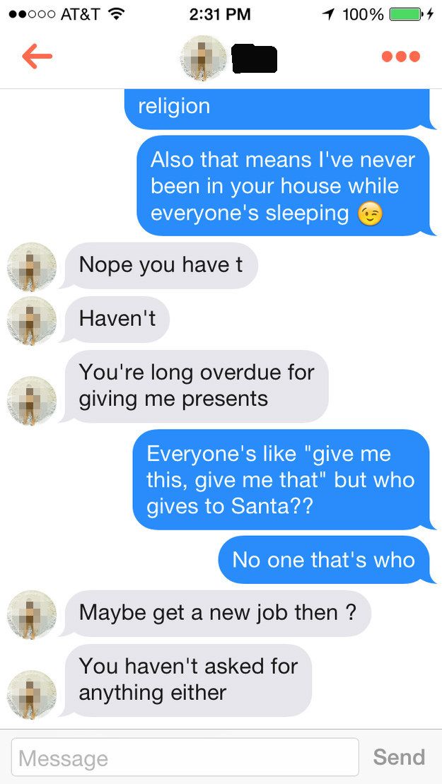 Santa is on Tinder !