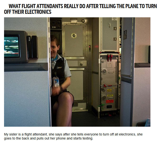 Confessions from pilots