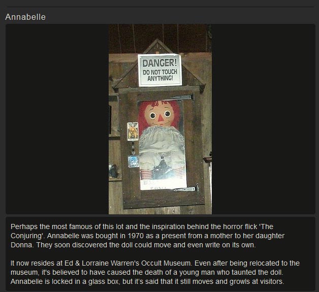 Creepy haunted Dolls