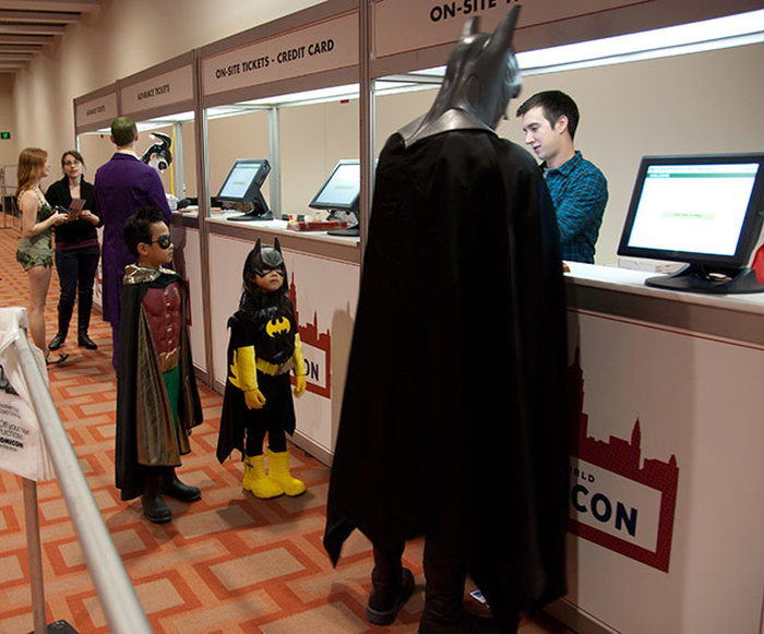 bat family together - OnSite OnSite Tickets Credit Card Dc Con