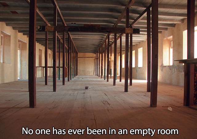 empty room - No one has ever been in an empty room