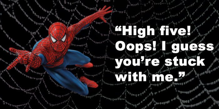 Super Heroes Use Pick Up Lines