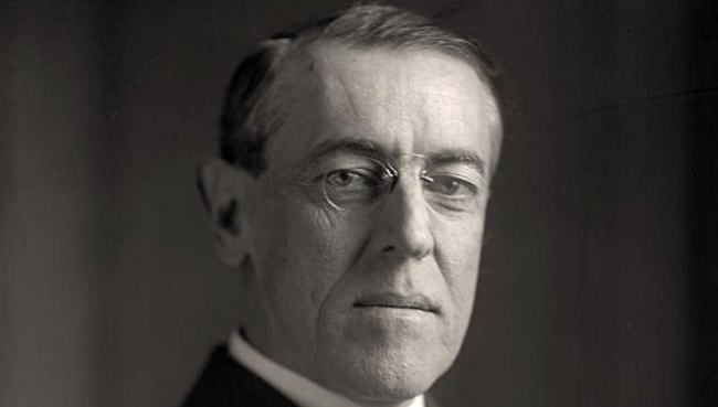 President Wilson's policies were progressive and all about promoting civil liberties in both America and around the globe. However, he also "regretted the outcome of the civil war." So much so, that he set up racially segregated offices in the White House and barred African-Americans from attaining high level civil service positions. He even held a viewing party of a Ku Klux Klan propaganda film at the White House. There's no word as to whether or not he quickly covered the screen when Black employees passed by the screening room.

Source: BU EDU