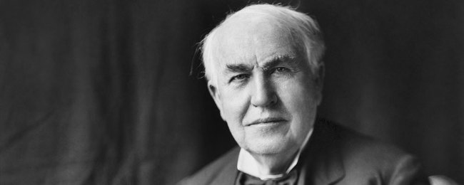 Thomas Edison created the light bulb, and is almost entirely responsible for barring free, superior electricity technologies from the American market. He also stole from Nikola Tesla - A LOT and, usually with hired thugs, spent a lot of time discrediting Tesla, threatening him, and destroying his work. He even cheated Tesla out of $50,000, (which is over a million dollars, today, adjusted for inflation) when he offered the superior scientist and inventor money to re-tool Edison Electric's inefficient motors. When Tesla did and asked Edison to pay up, Thomas laughed and said, "Tesla, you don't understand our American humor." 


Source: Listverse