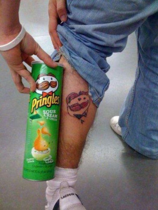 pringles tattoo