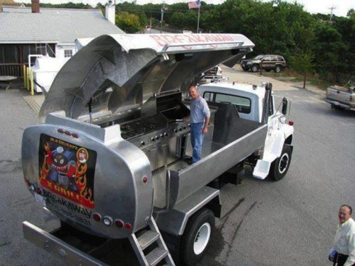 A BBQ pit you can drive to the party