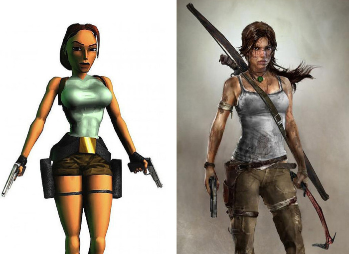 Game characters over the years