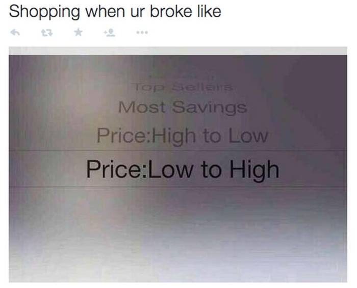 Broke Problems we can all relate to
