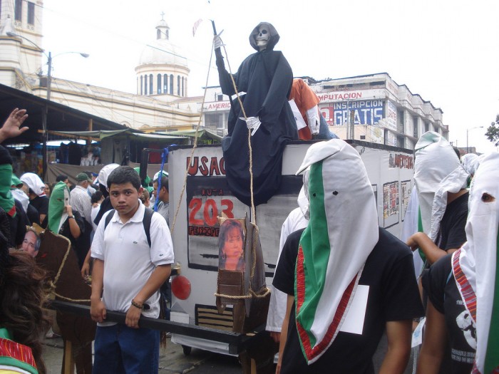 Guatemala, Guatemala    
A concentration of maximum danger within a city of maximum danger that is the capital of an outstandingly violent nation.

The last 40 years of Guatemalan history is a bloody trail of atrocity, corruption and disaster culminating in 42 homicides per 100,000 residents.