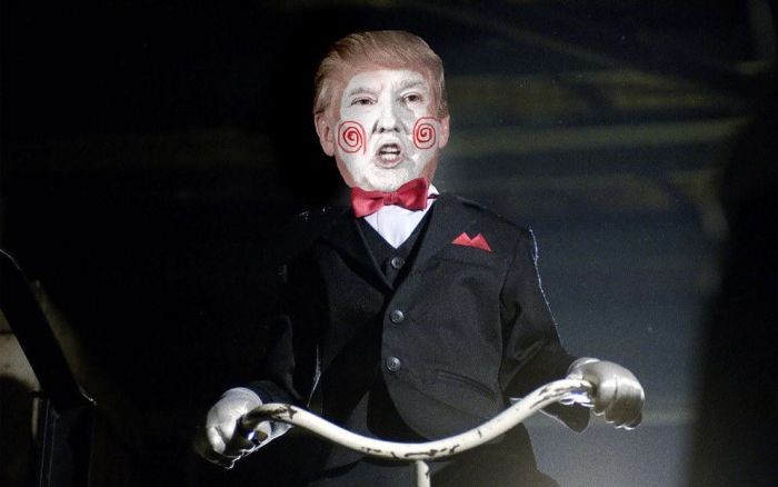 The Donald in horror films