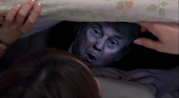 The Donald in horror films