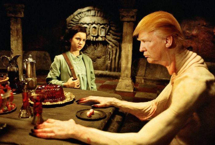 The Donald in horror films