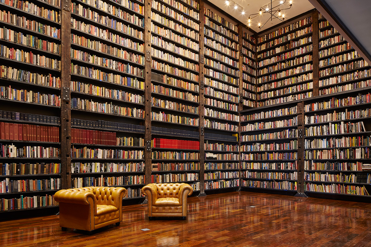 Man buys crumbling Chicago bank for $1, turns it into stunning reading room and art space