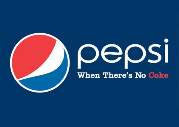 funny company slogans - pepsi When There's No Coke
