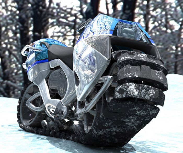 snow motorcycle
