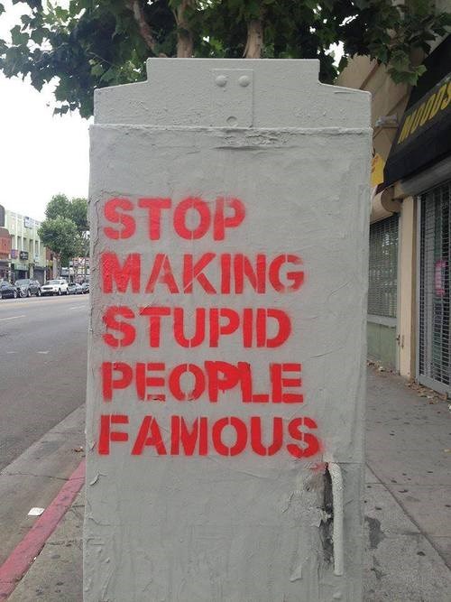 This Graffiti Speaks the Truth About Terrible Celebrities