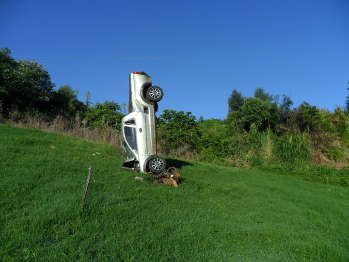 Strange Truck Crash