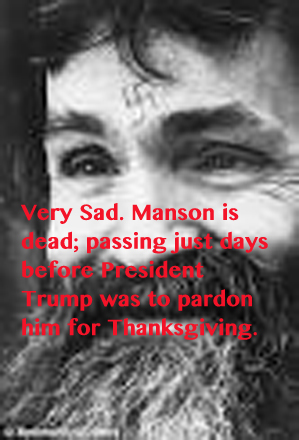 chuck Manson missed his pardon