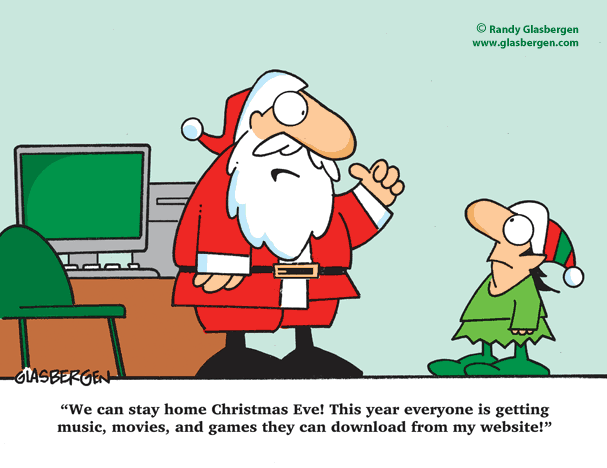 Santa is going to post his shit up on Ebaums to save bandwidth on his site.