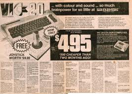 Another old VIC 20 newspaper add.  The VIC 20 was my first true PC.