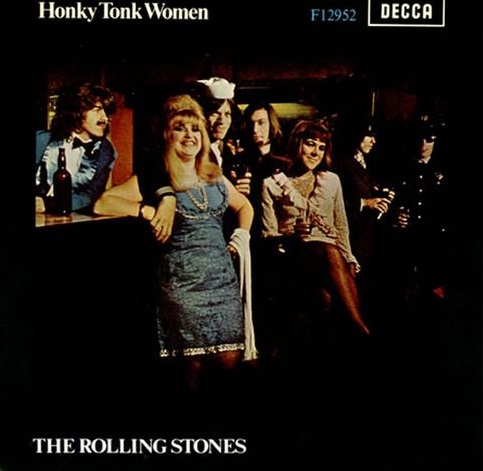 "Honky Tonk Women" by the Stones reached 1.