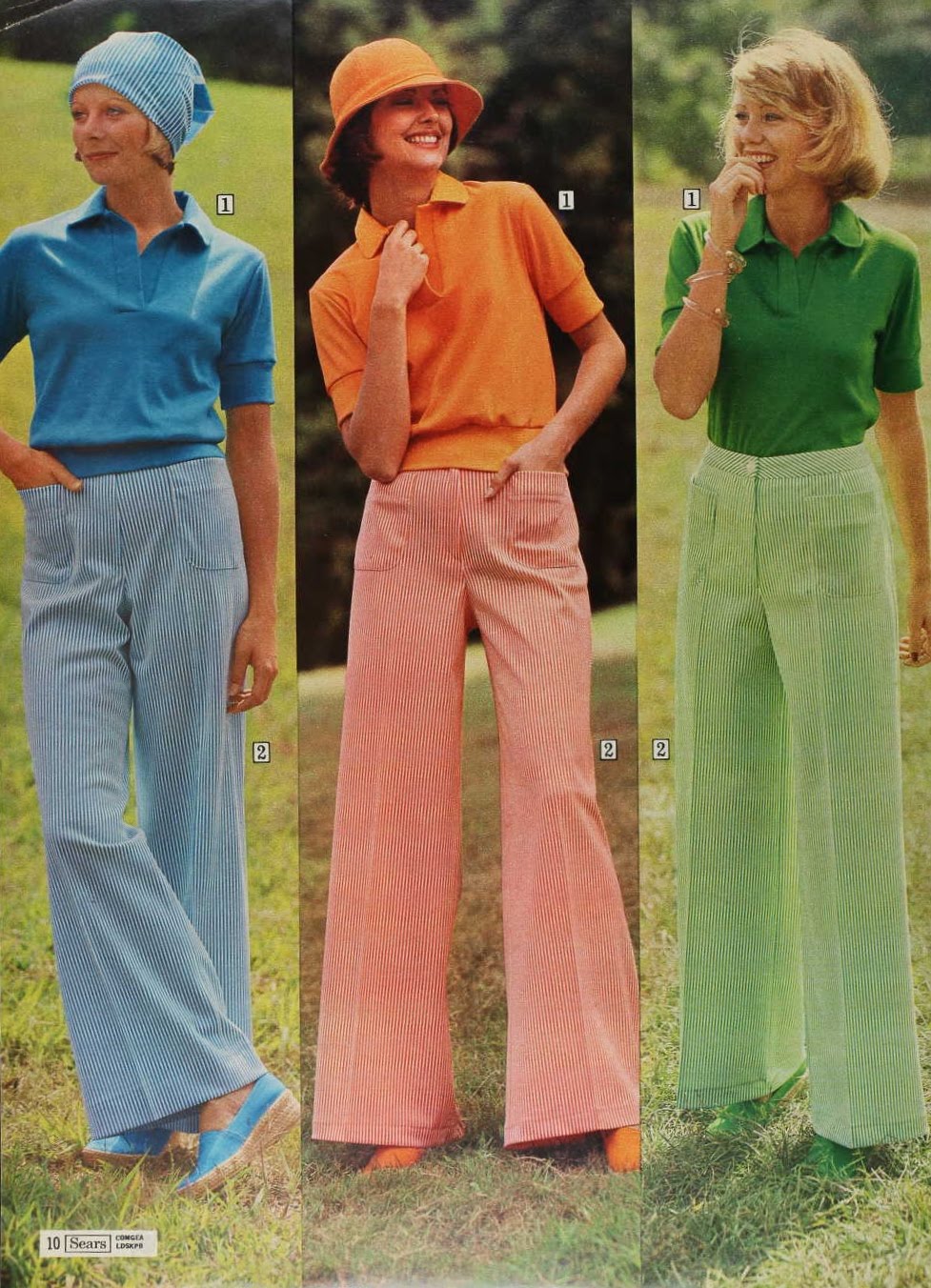 1974 Catalog for Women's Clothing.  Check out the bell bottoms.