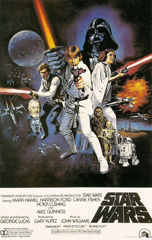 Star Wars first hit the Big Screen.