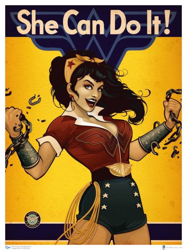 Women of DC Universe As 1940s Bombshell Pin-Ups