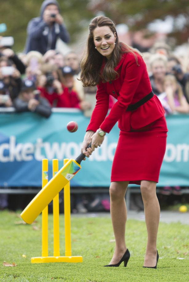 Princess Kate Plays Cricket