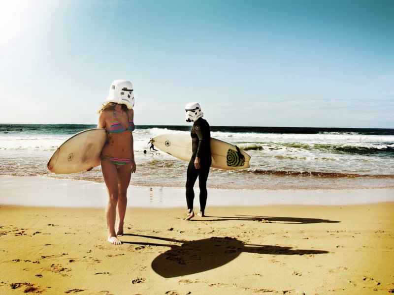 That's the Empires Point, Storm Troopers don't Surf.