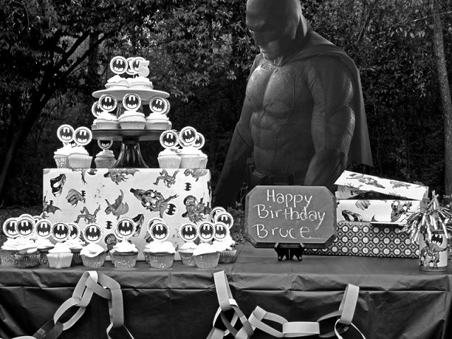 ben affleck sad batman meme - Happy Birthday Bruce .