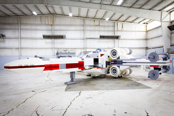 Life Sized X-Wing Fighter.