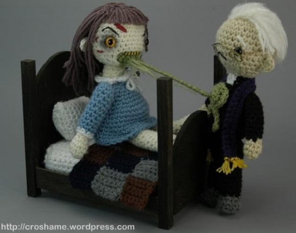 Exorcist Crochet.  Some old lady stitched this together... WTF?